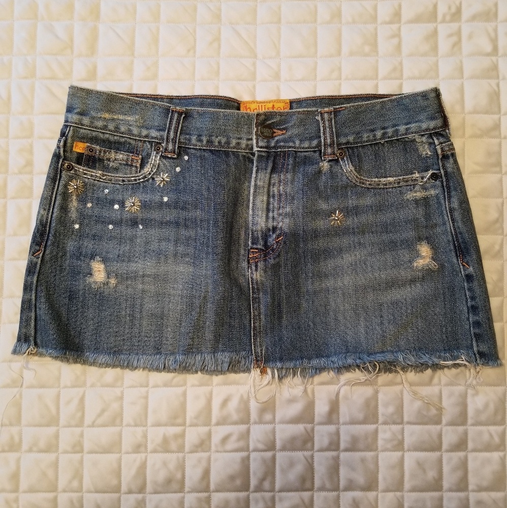 Hollister Denim Mini Skirt